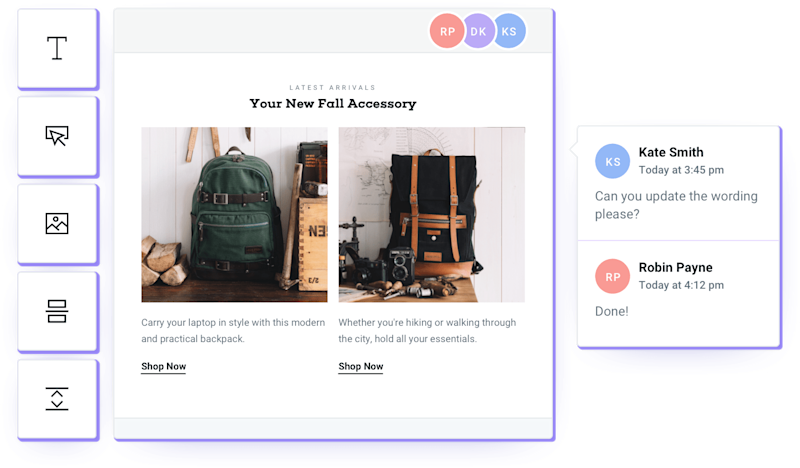 Mailjet collaboration features illustration