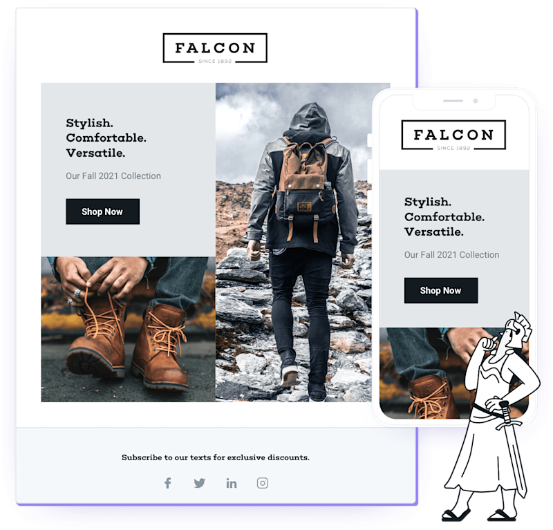 Marketing Email Illustration