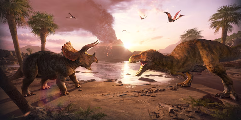 Tyrannosaurus Rex & Triceratops Age of Dinosaurs