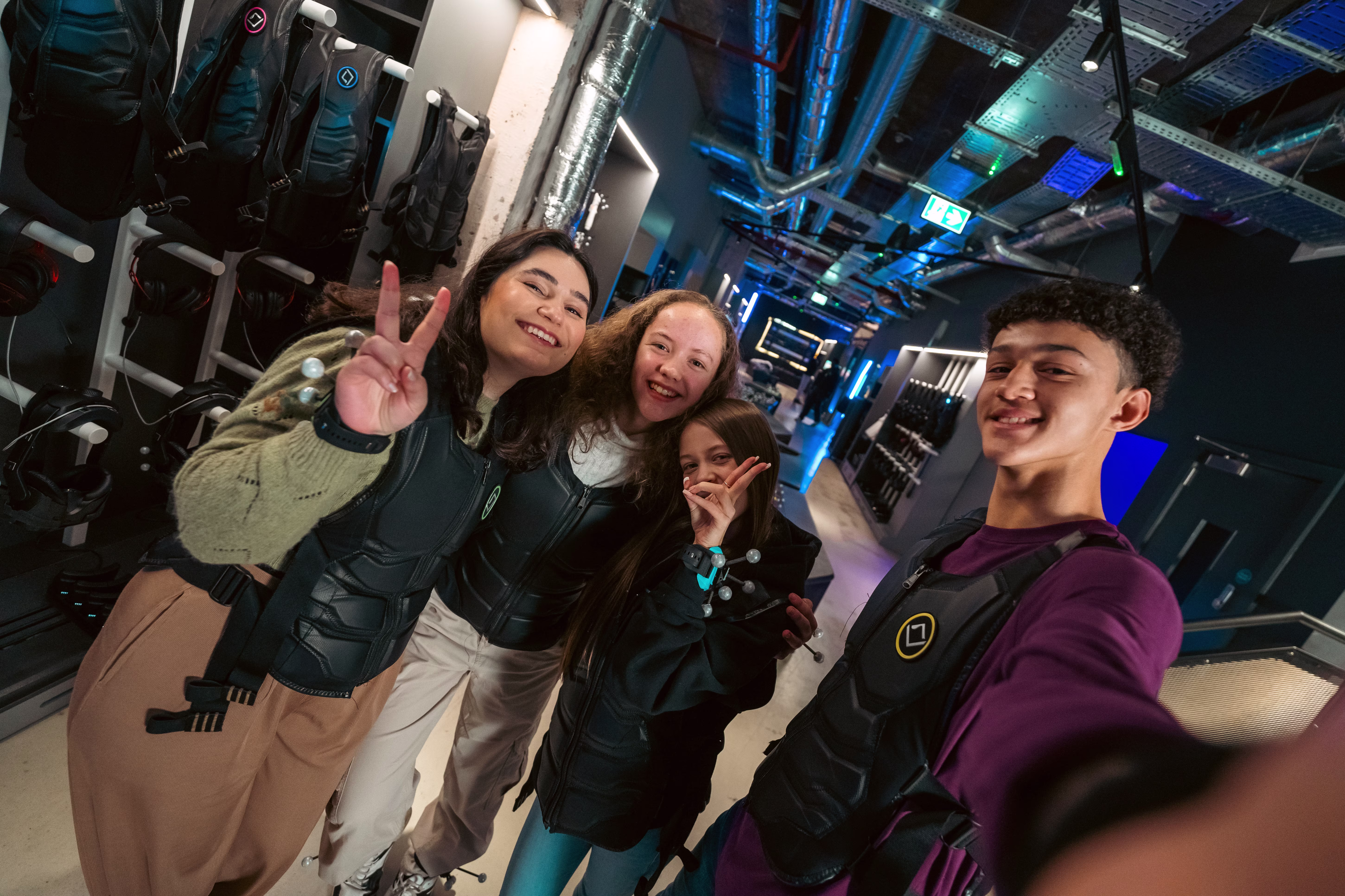 Young Adult Selfie with VR Gear