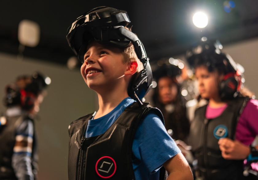 Kid Smiling at Sandbox VR