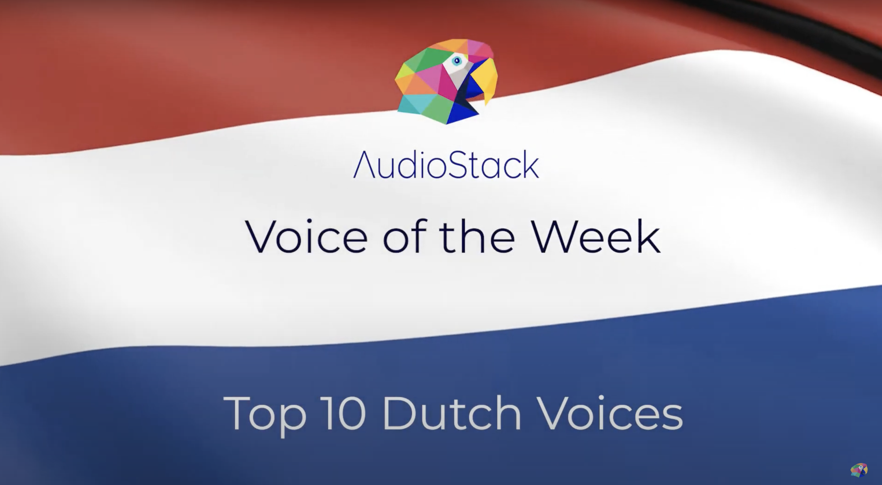 'AI Voice of the Week' is AudioStack's weekly highlight of our favorite TTS voices 