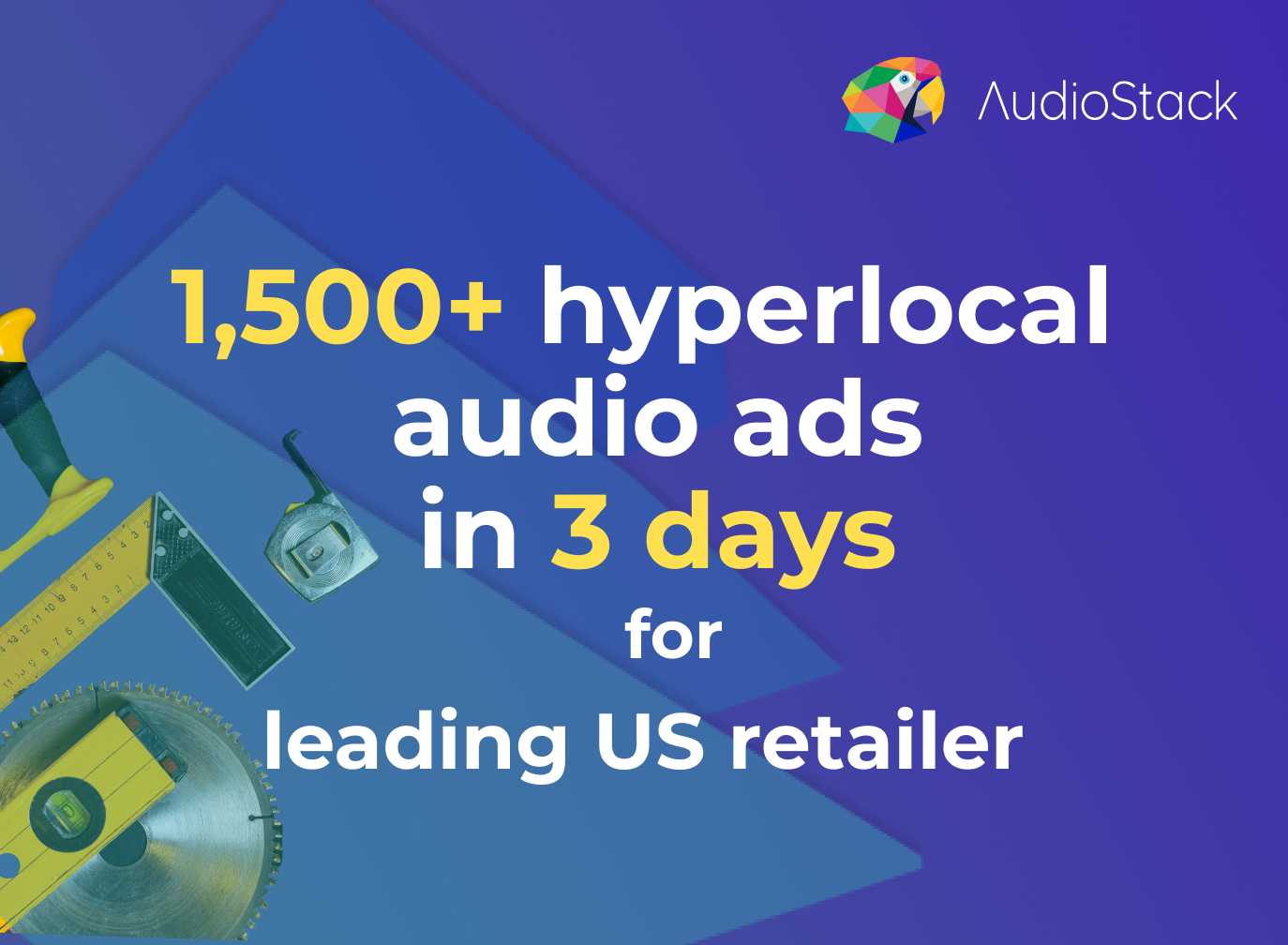 A leading US home improvement retailer used AI-powered audio to deliver hyper-localized ads at scale, driving increased store visits and sales during a key retail campaign.