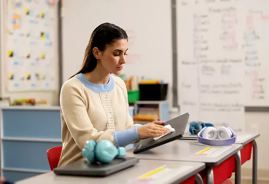 Clean High-Touch Surfaces Fast desktop