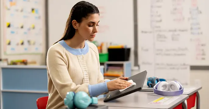 Clean High-Touch Surfaces Fast mobile