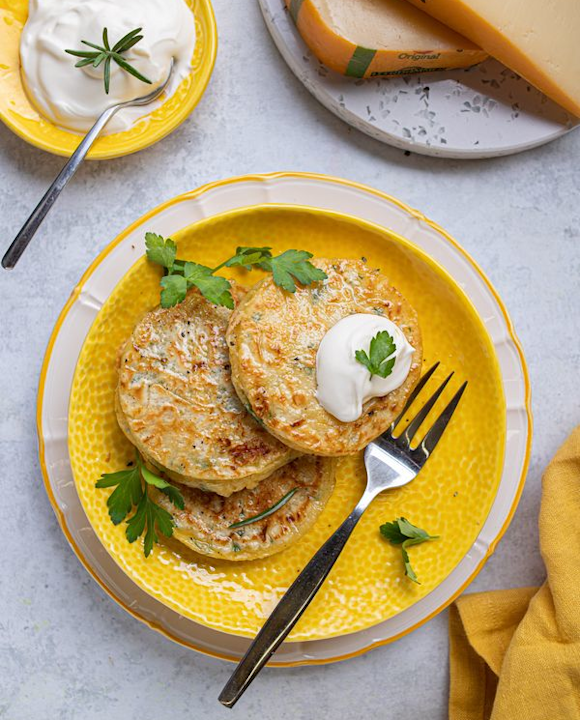 Pancakes salés resultat