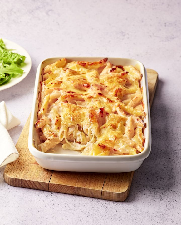 gratin de pâtes à la béchamel resultat