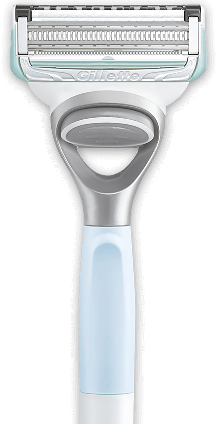 Rasoir Gillette Venus pour poils pubiens et peau : Petit chariot conçu pour les zones difficiles, barre anti-irritation brevetée Rasage en douceur avec les lames Gillette Venus les plus tranchantes et manche ergonomique