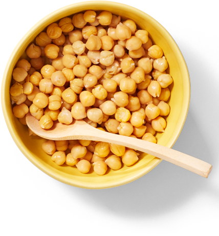 un bol de pois chiches