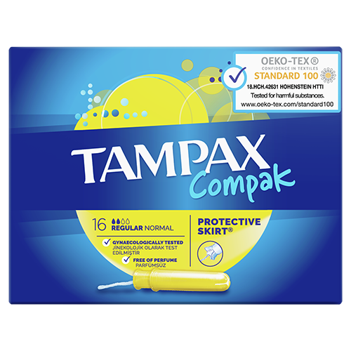 Tampax Compak Normal Tampon Aplikatör 16X