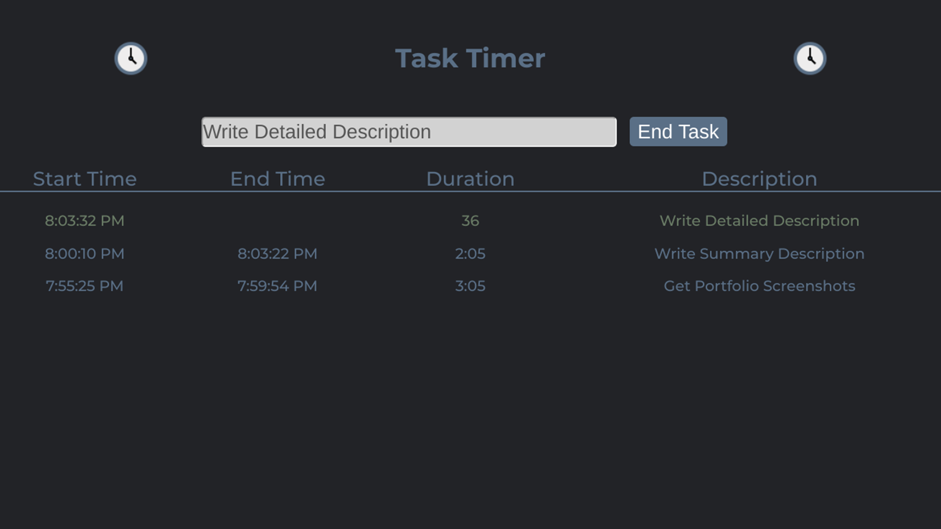 Task Timer