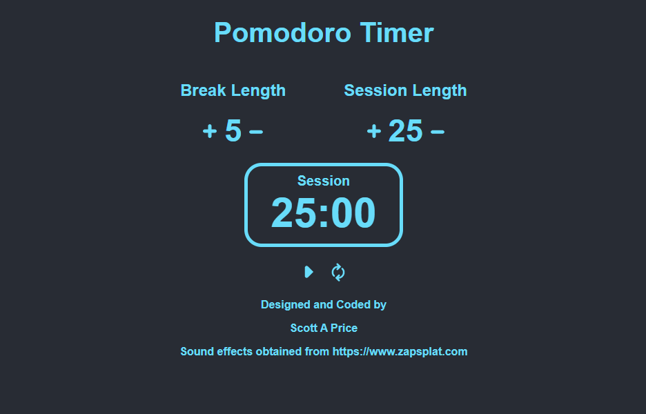 React Pomodoro Timer Cropped