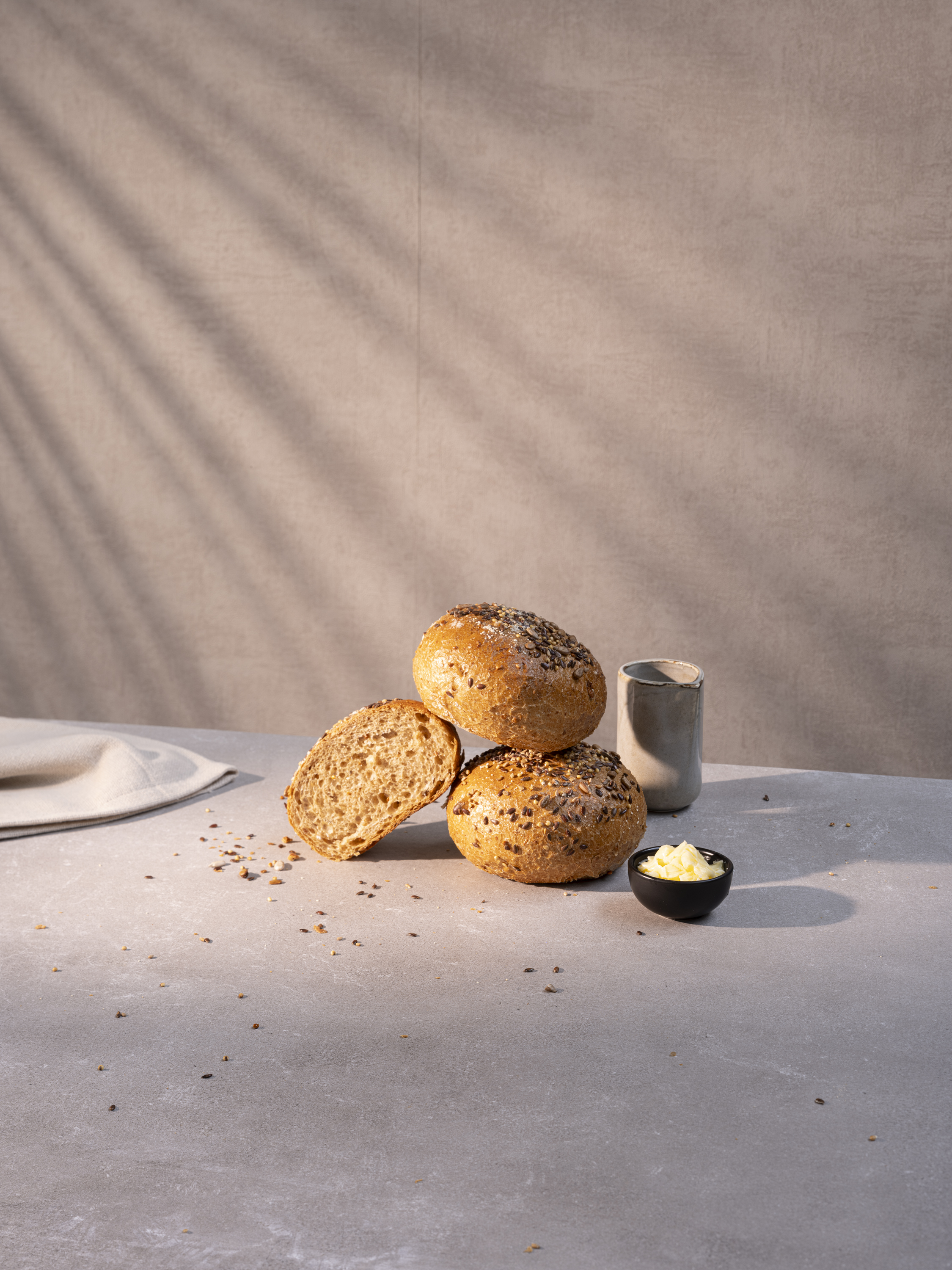 Oogstbrood Ronde krokante pistolets