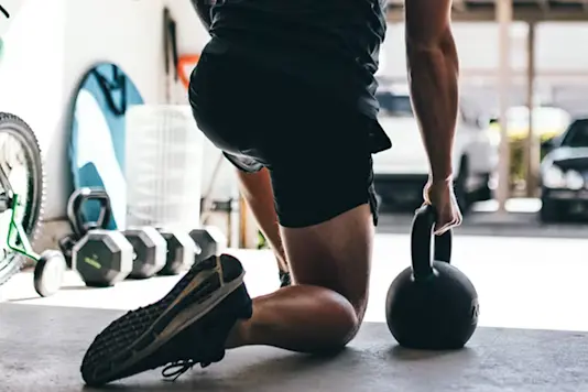 Kettlebell workout