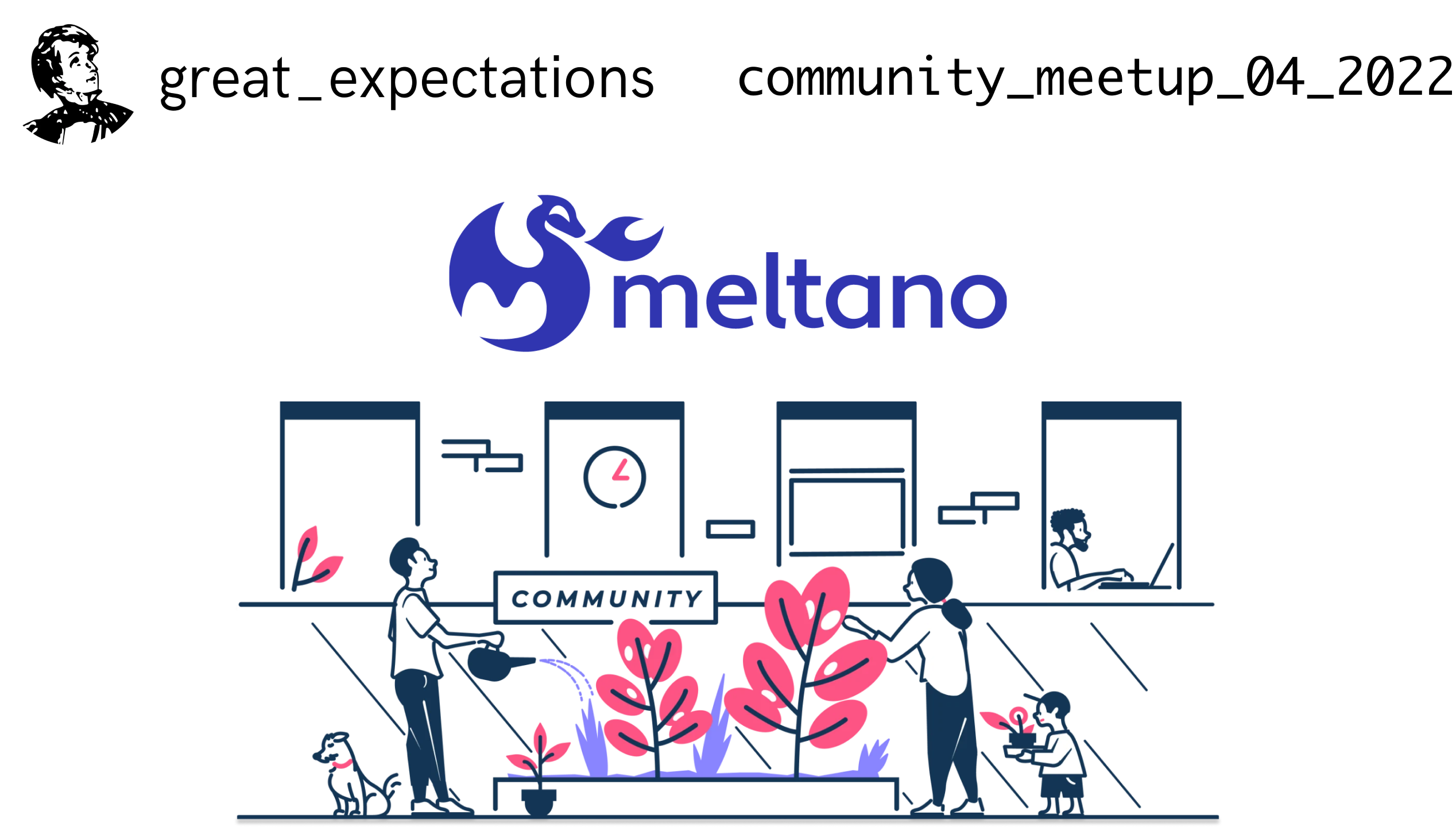 great expectation community event cover with Meltano