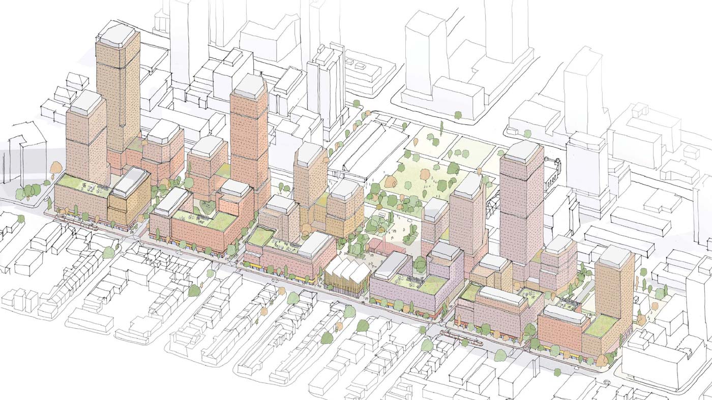 Illustration of Regent Park Phases 4 & 5 Context Plan