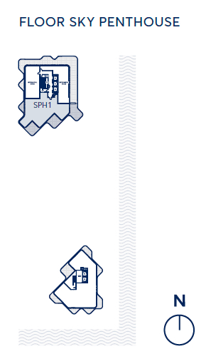 Aqualuna Condo Suite SPH1 Keyplate