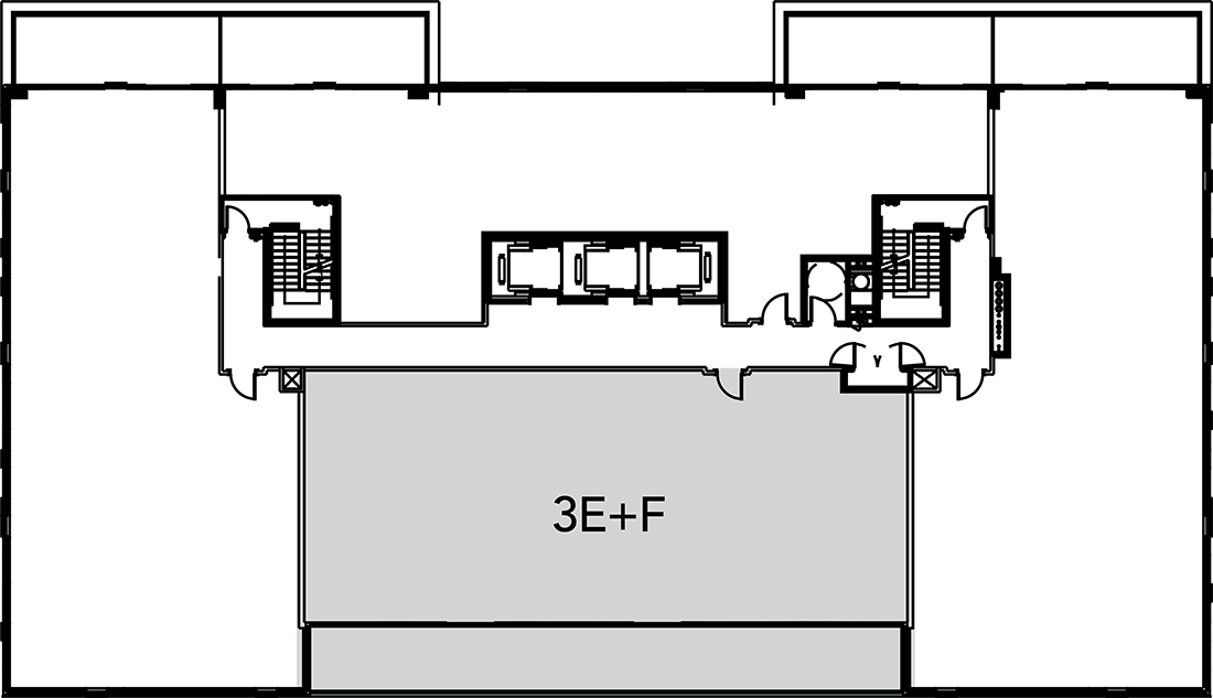 The Well Condo Suite 3E+F Keyplate