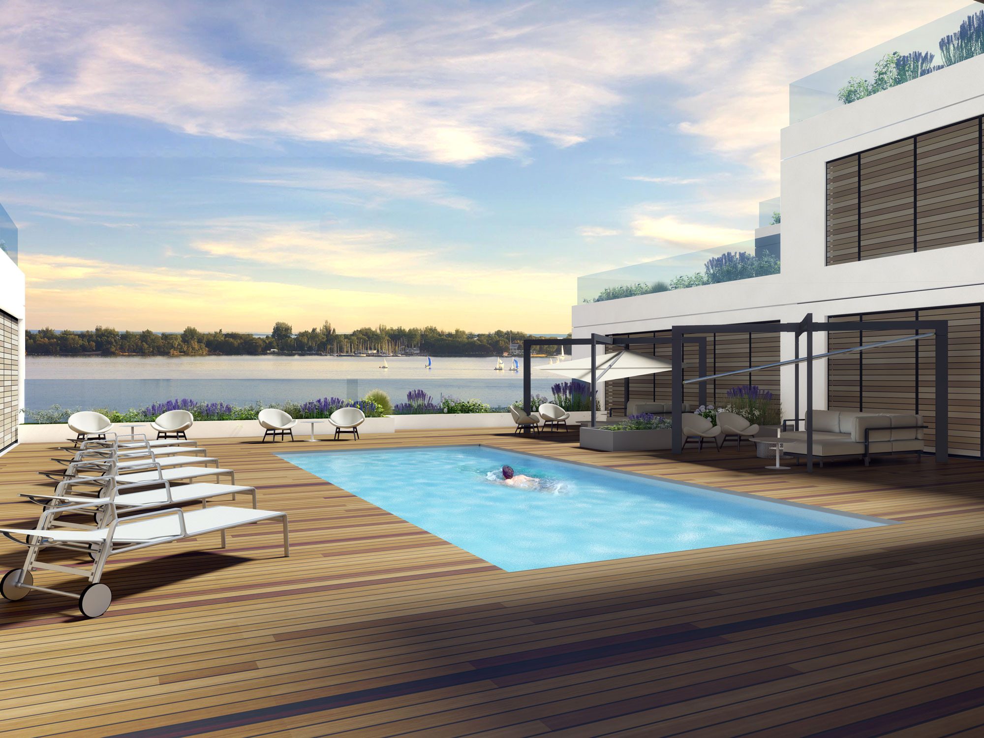 Aquabella Rooftop Pool VR