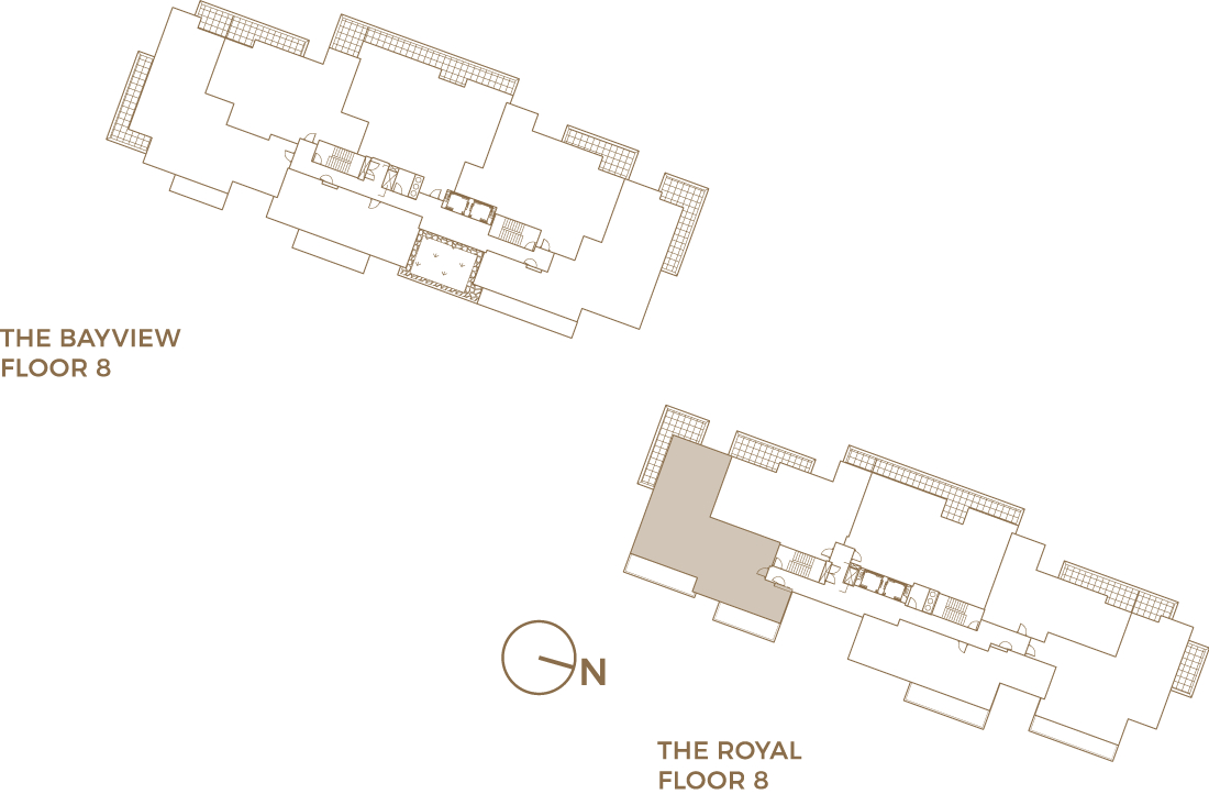 Royal Bayview Condo Suite 803 keyplate