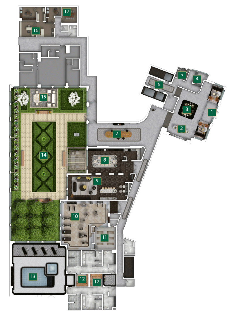 Edenbridge  Ground Floor Amenity Plan