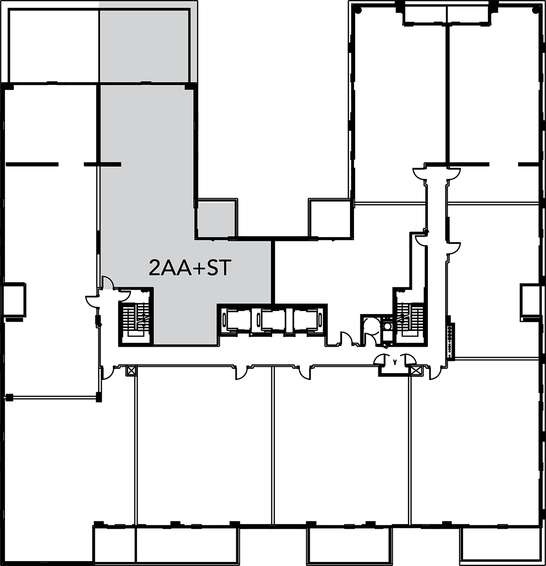 The Well Condo Suite 2AA+ST Keyplate