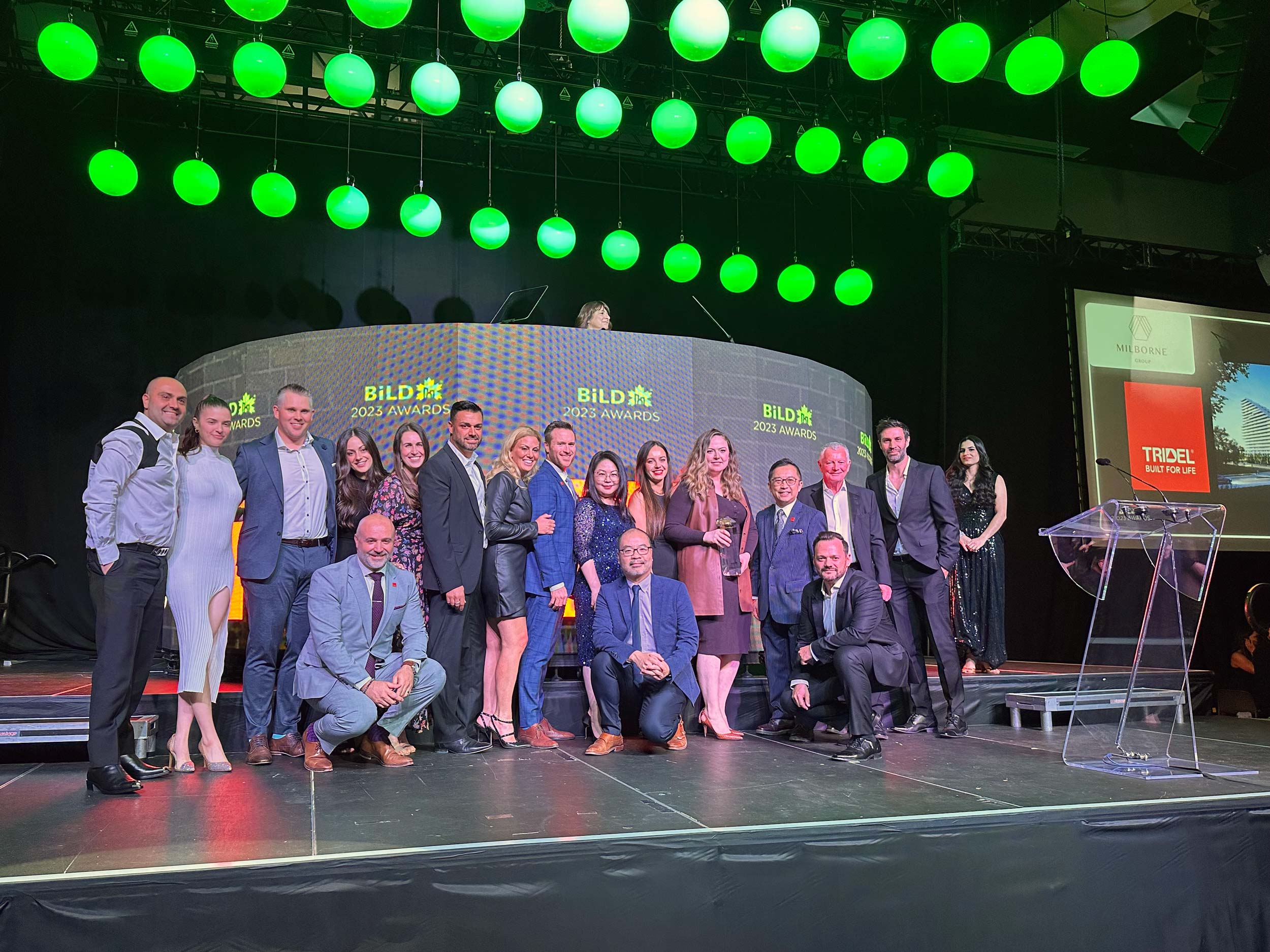 Tridel team awarded People's Choice Award at the 2023 BILD Awards