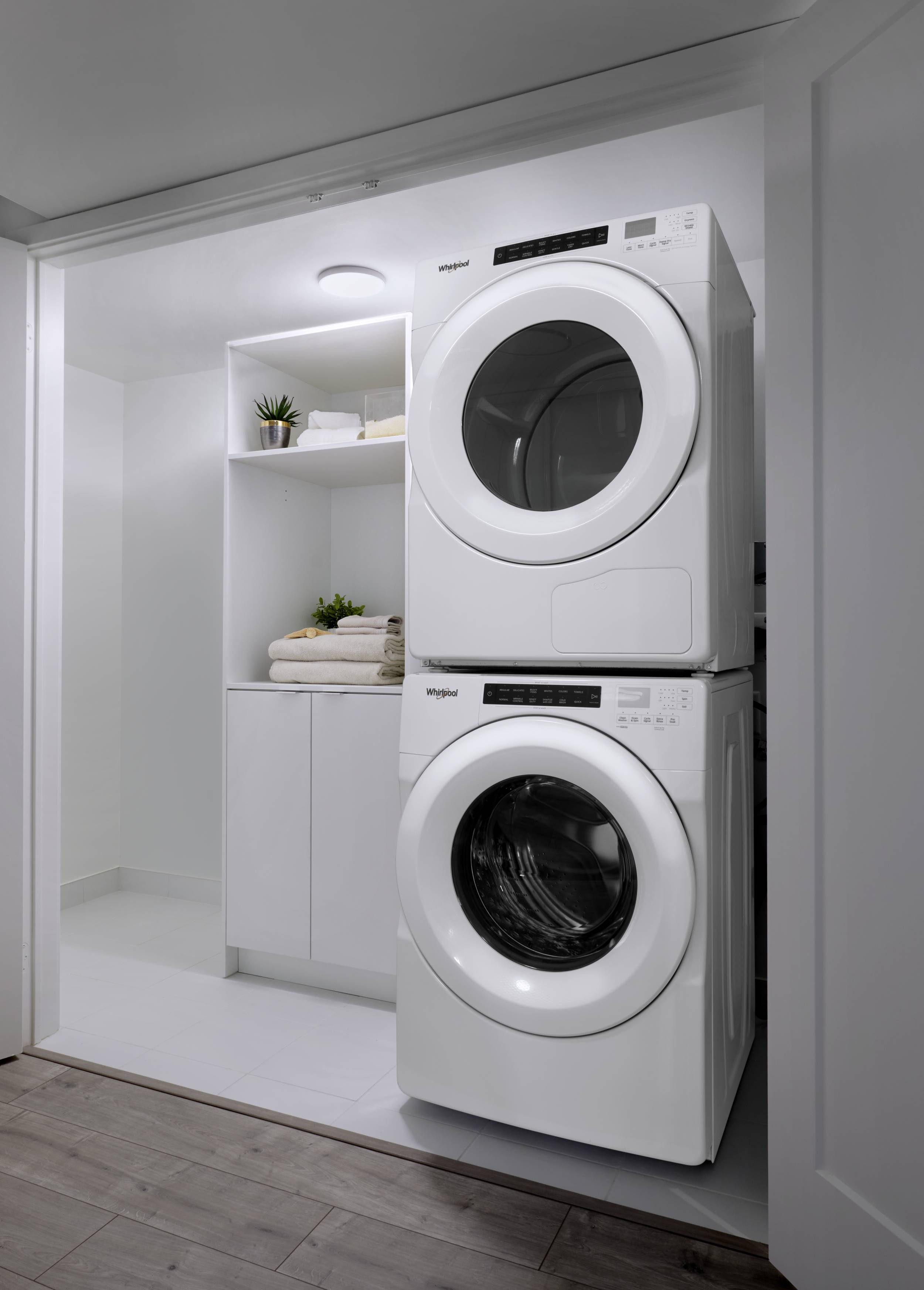 Evermore Model Suite 304 Laundry Room