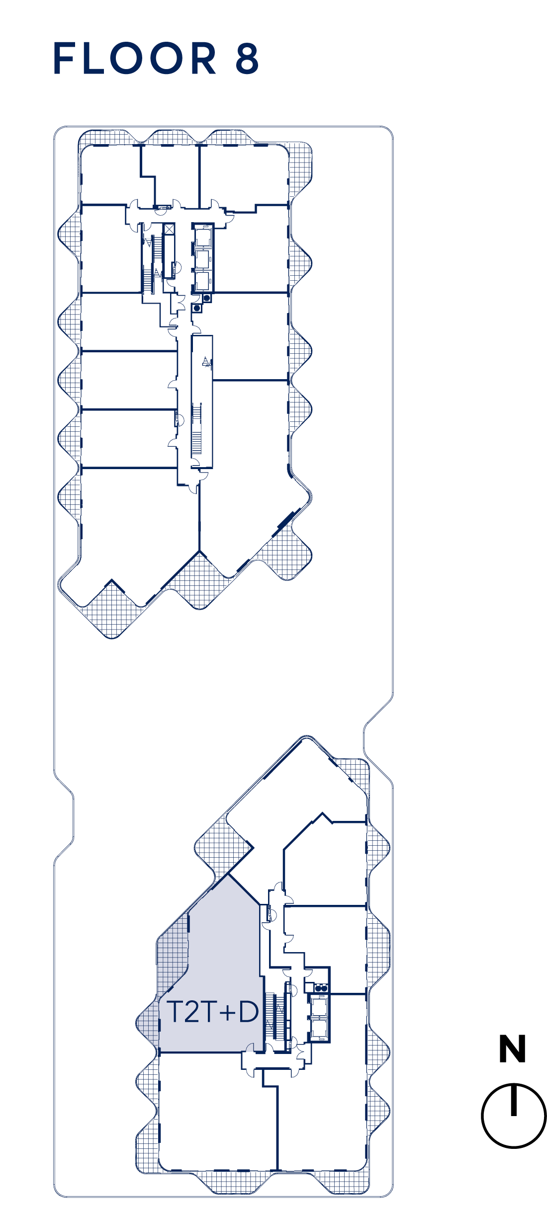 Aqualuna Condo Suite T2T+D Keyplate