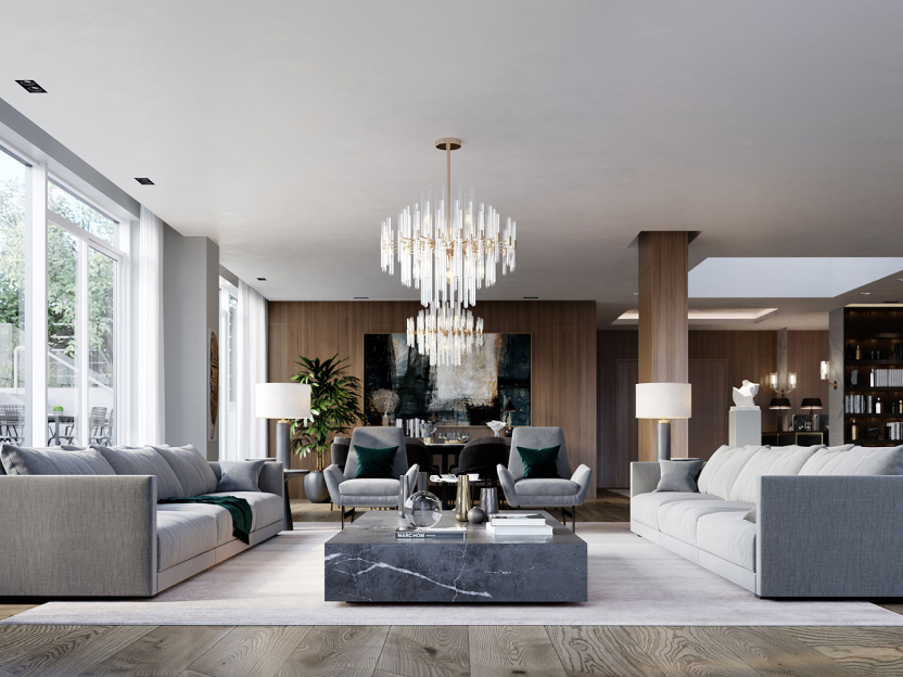 An overview of a Lounge room in a Suite and The Well