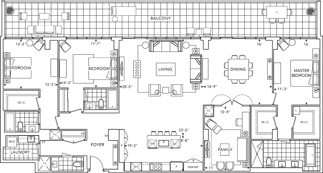 The Well Condo Suite 3E+F Floorplan1