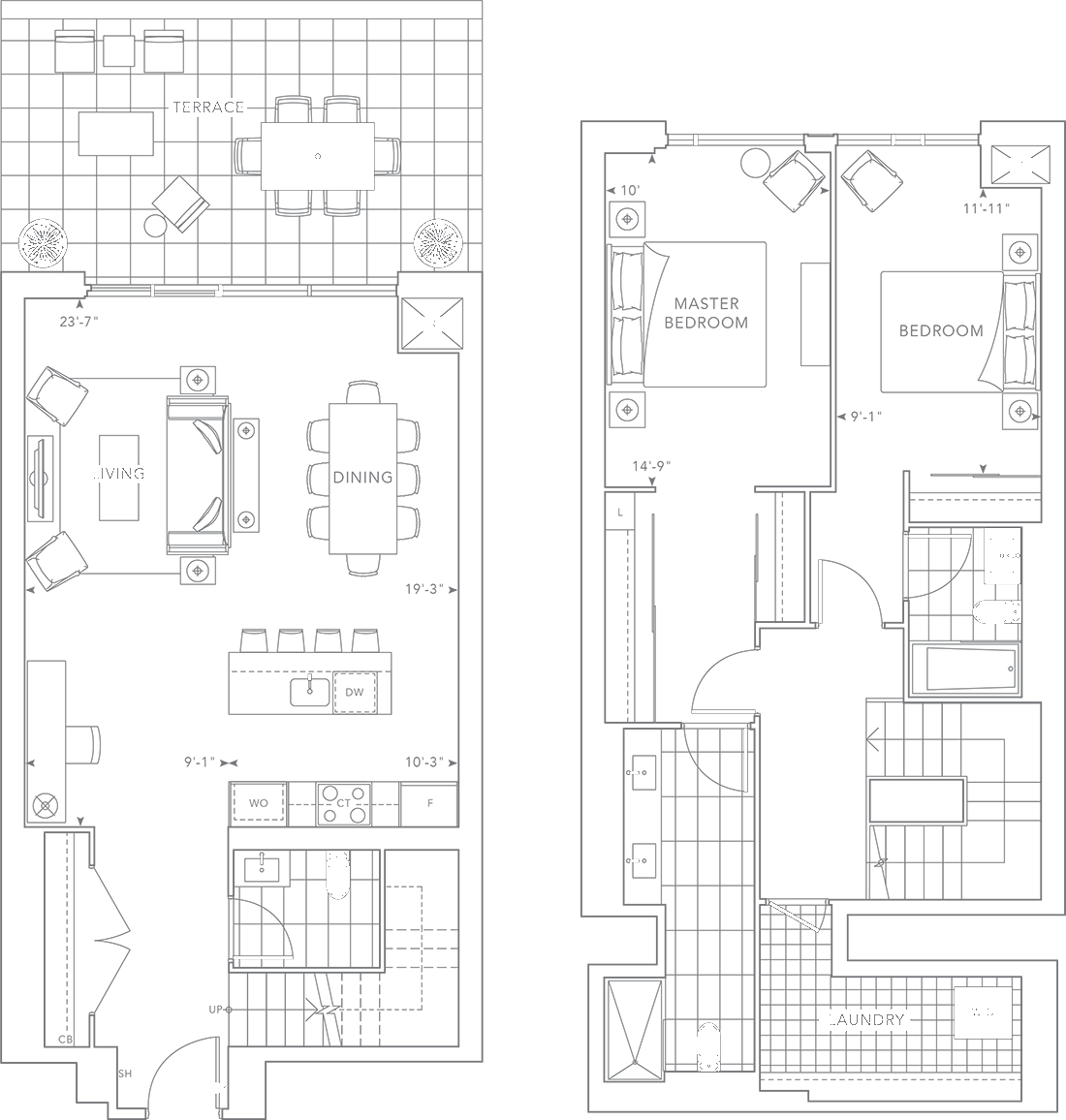 The Well Condo Suite Classic - L2C Floorplan
