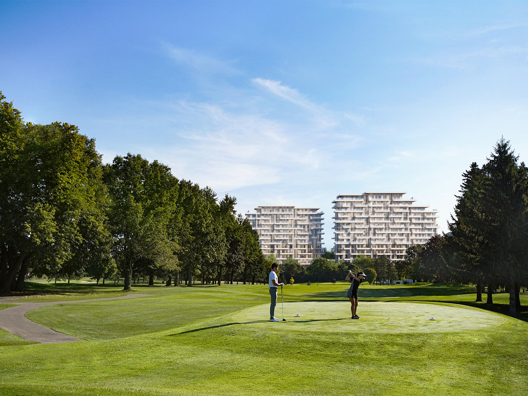 Royal Bayview Building Rendering 3 Golf Course
