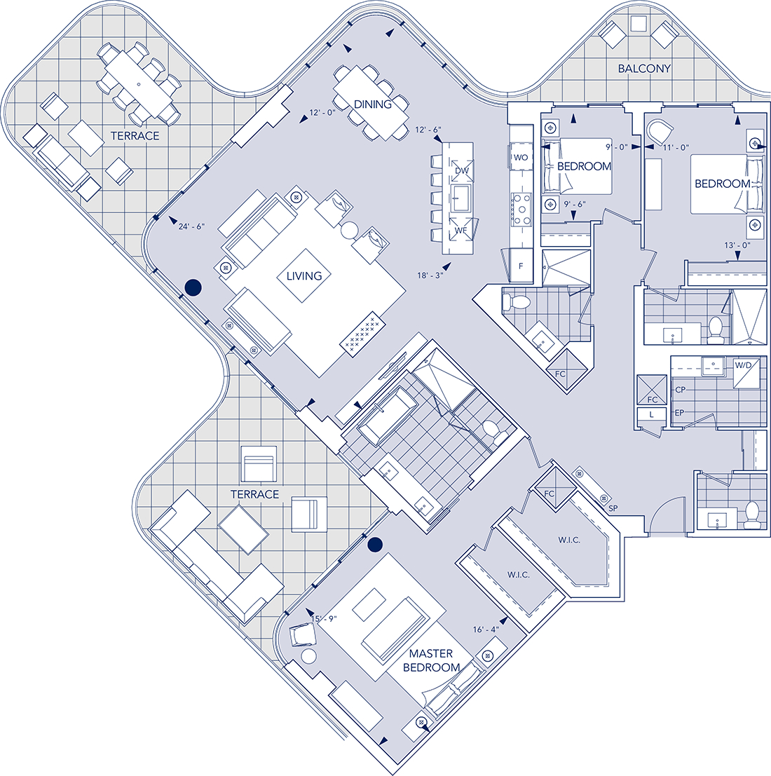 Aqualuna > Floorplan > T3D