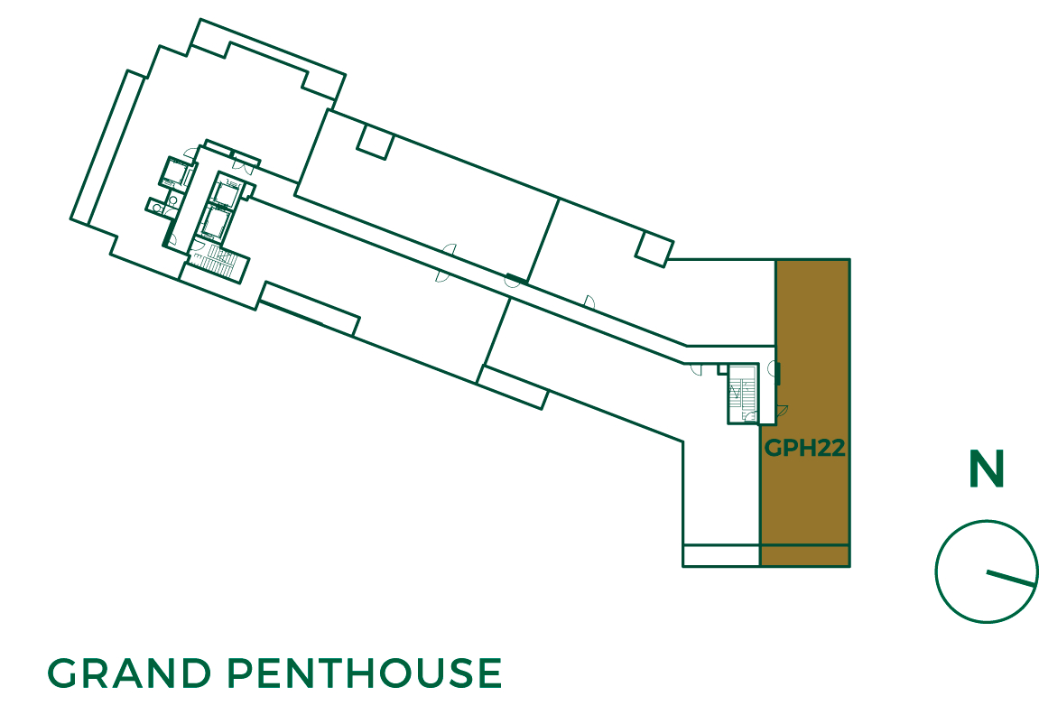 Edenbridge Condo Suite GPH22 Keyplate