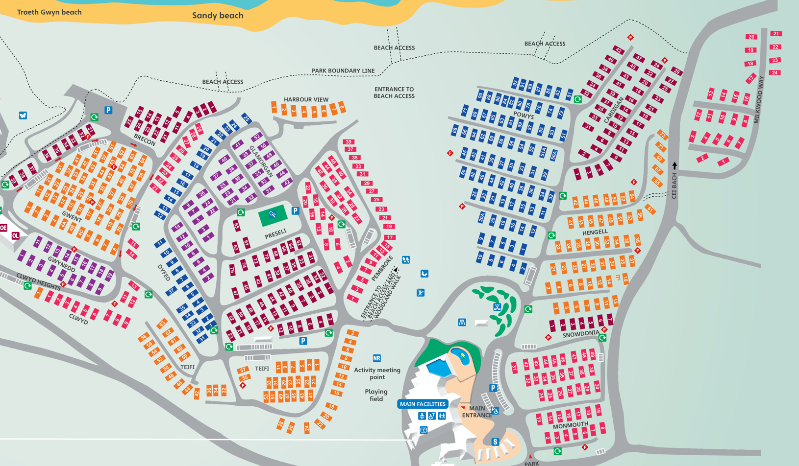 Map of Quay West