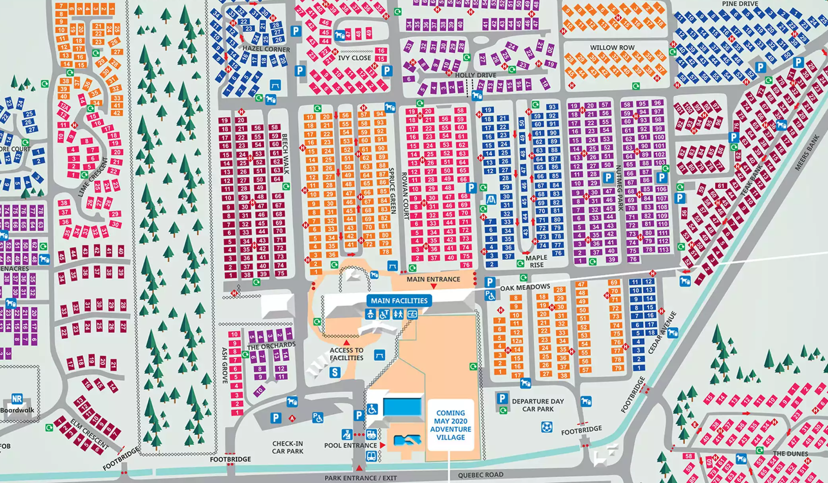 Map of Golden Sands