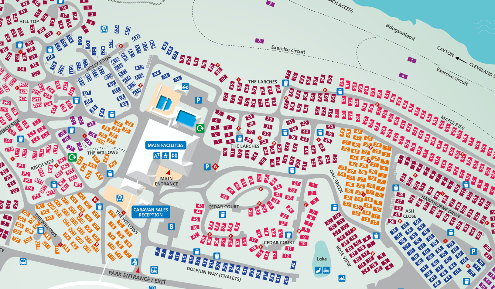 Map of Blue Dolphin
