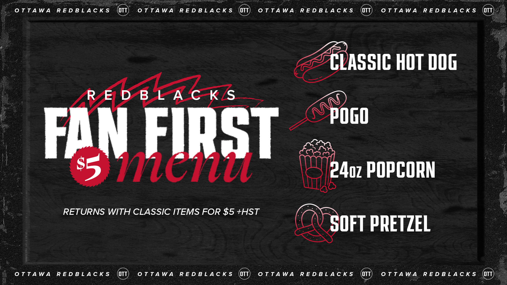 Fan First Menu