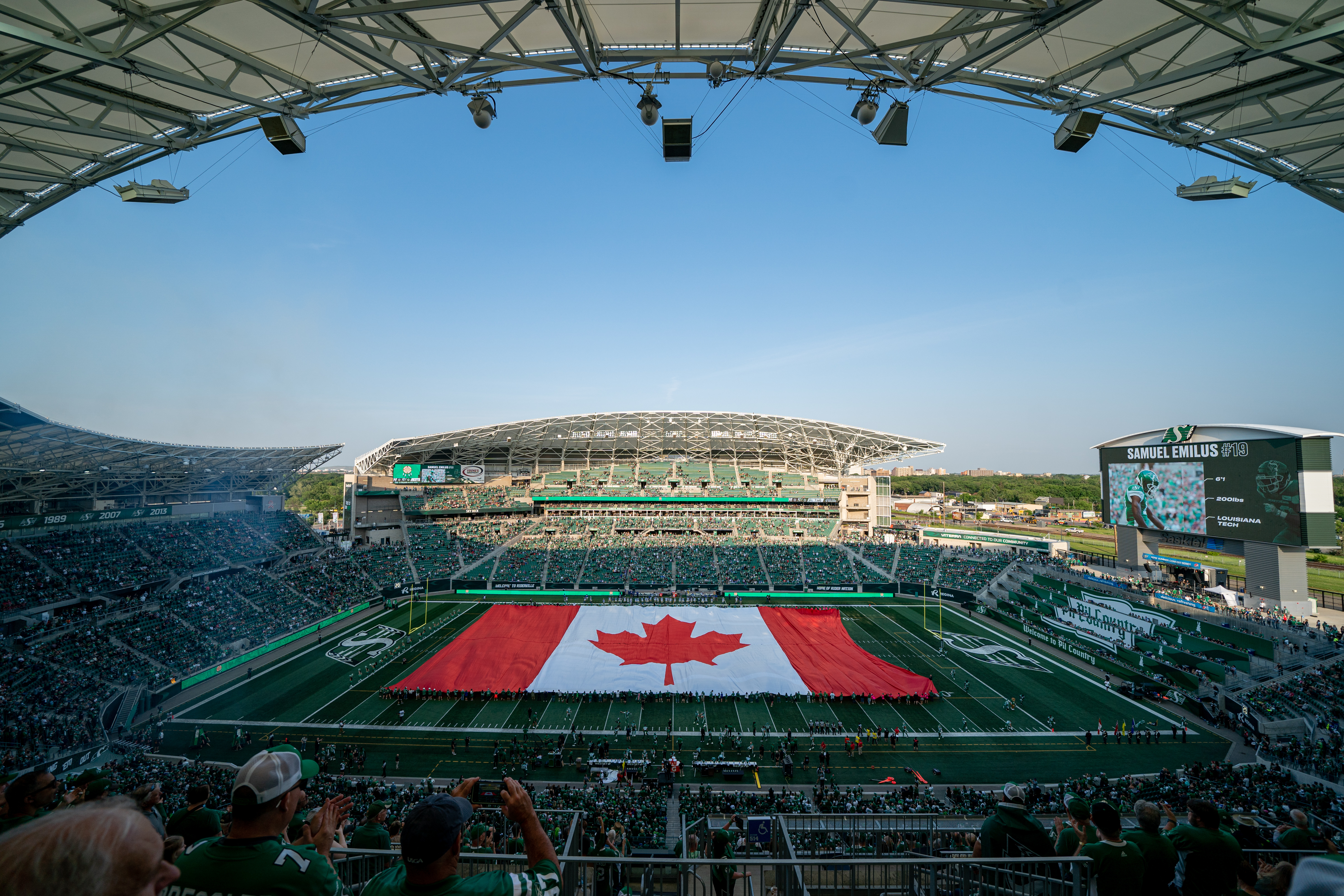 Mosaic Stadium Flag