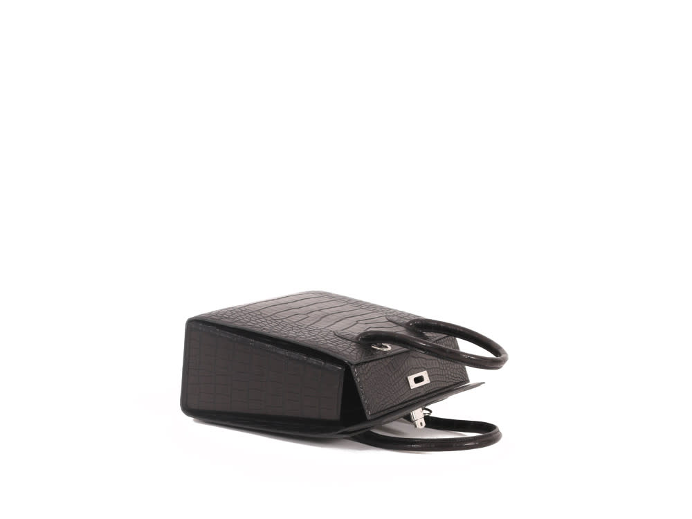 Delphes croco mat Noir 1 M