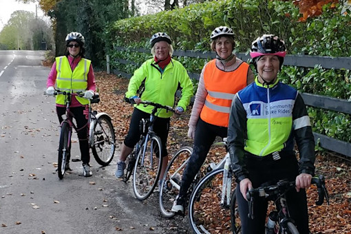 AXA Community Bike Ride Leader- Joan Potts