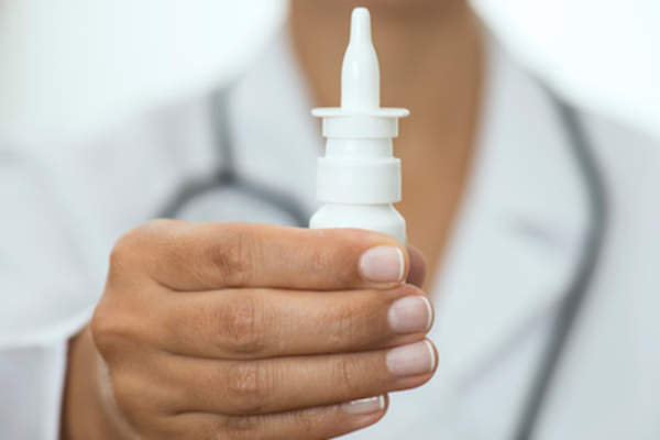 Nicotine nasal spray available only by prescription