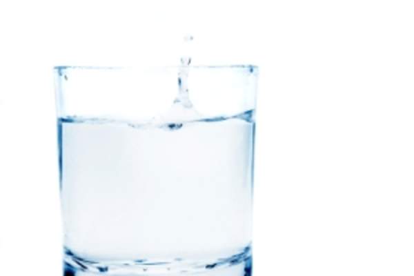 Glass of water.