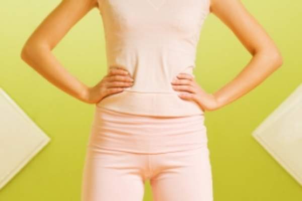 Thin woman.