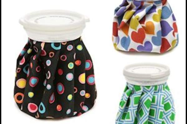 Assorted ice bags.