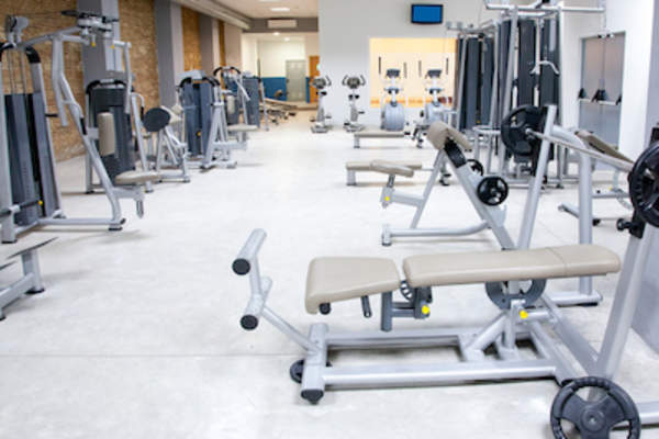 Gym layout.