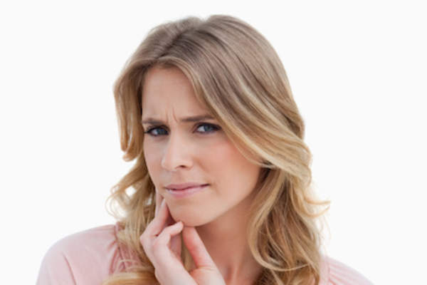 Confused woman