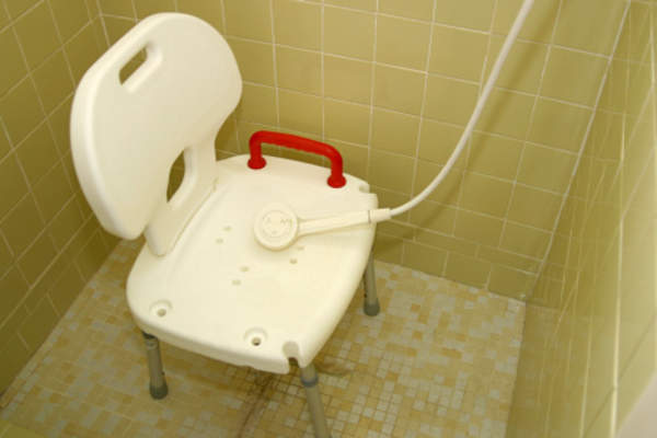 Shower chair.