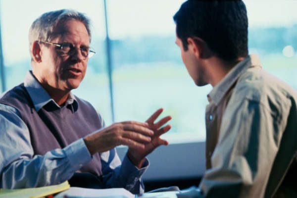 Student asking professor for help
